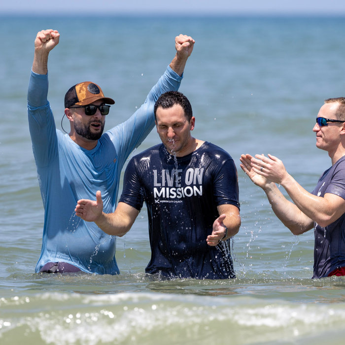 Beach baptism
