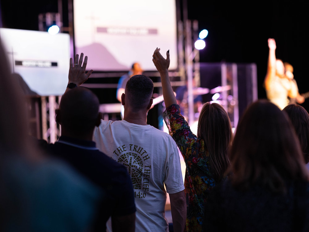 Sunday worship service